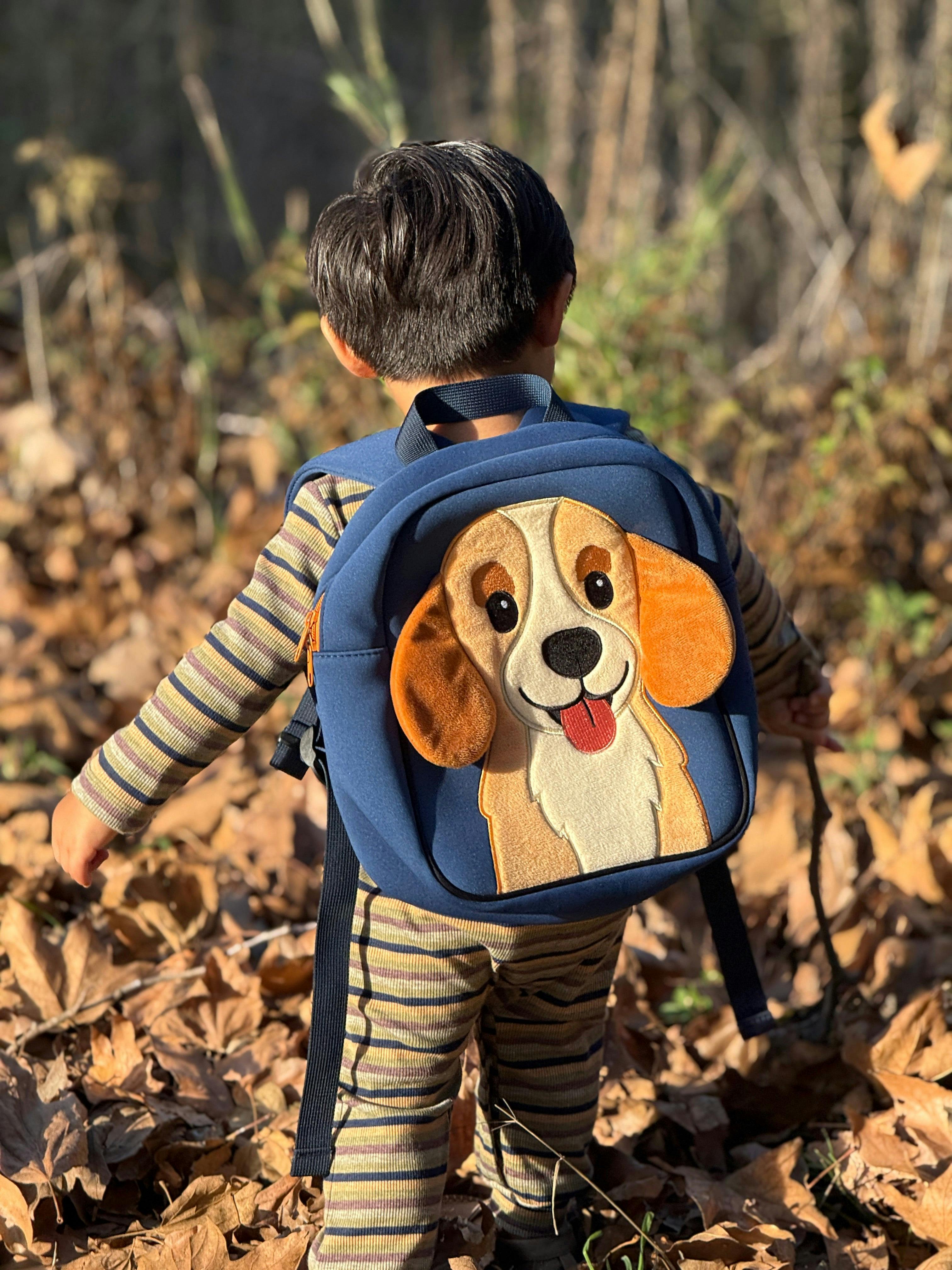 WOOF backpack with 3D plush Henry