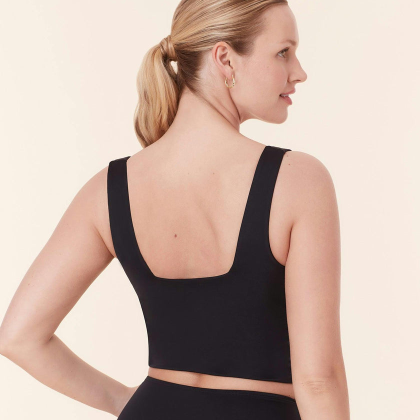 The Siren Swim Tank - Flat - Black