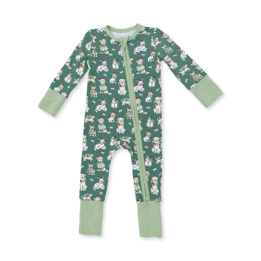 Christmas Dogs Uni - Convertible Romper