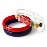 Pencils Red Blue Bangles