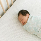 Cove Fitted Crib Sheet (Hashtag)