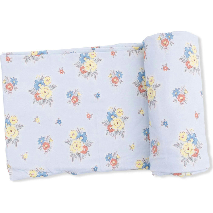 Country Stitch Floral - Swaddle Blanket