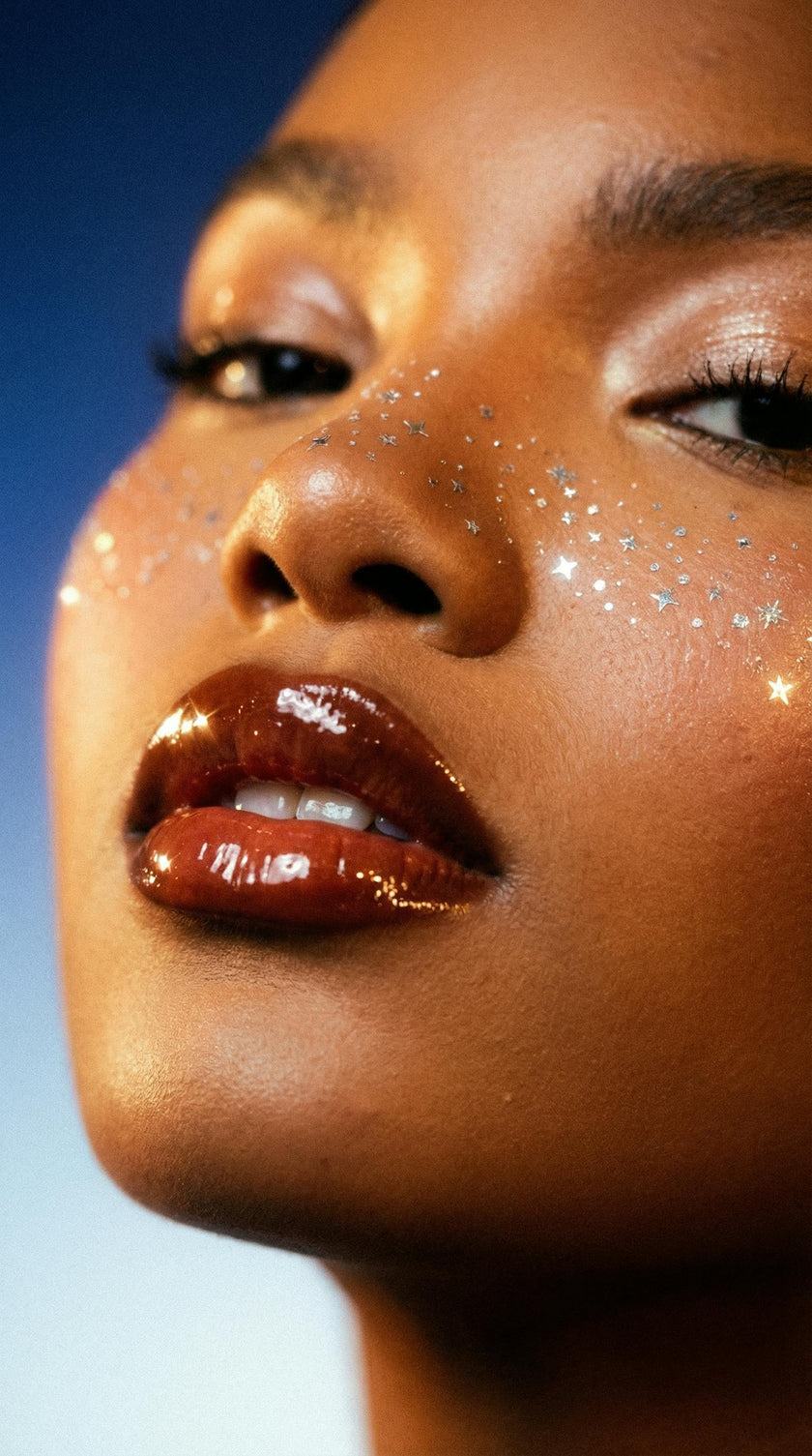 Silver Glitter Freckles Makeup Patches