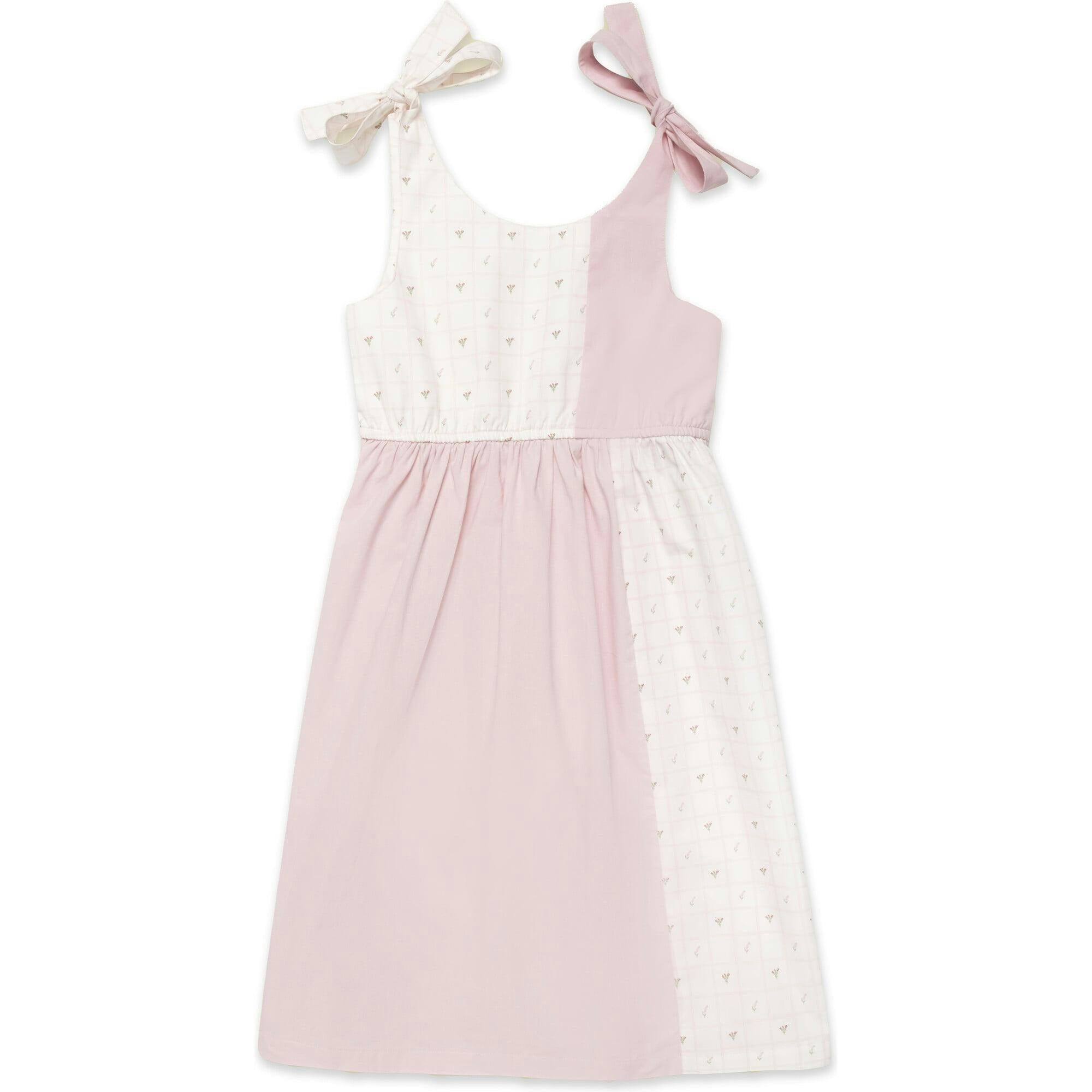 Organic Colorblock Bow Dress