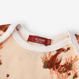 Floral Organic Cotton Newborn Gown & Hat Set