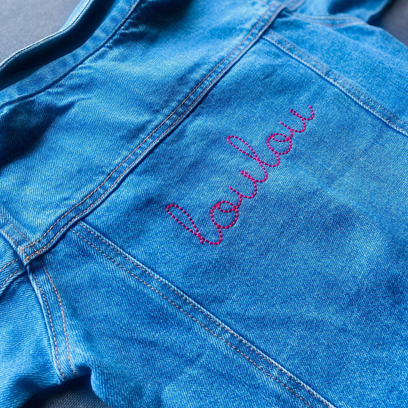 Baby & Kids Back Embroidery Denim Jacket