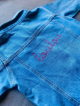 Baby & Kids Back Embroidery Denim Jacket