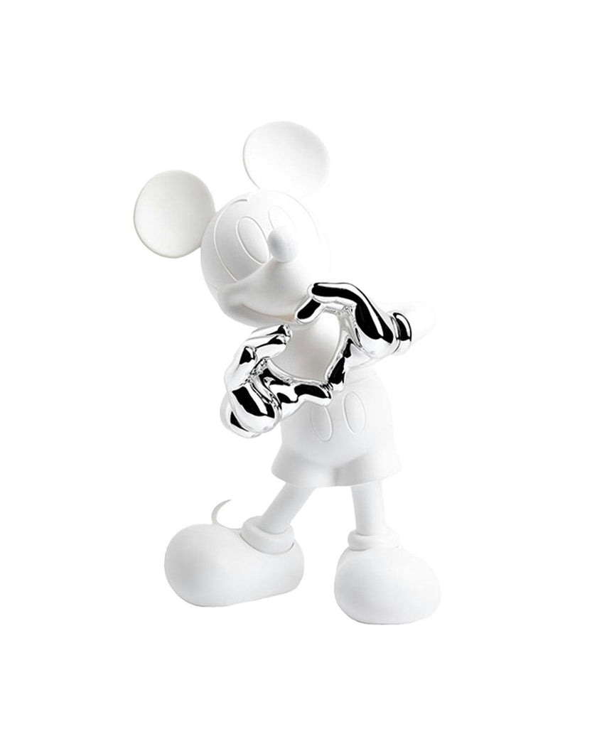 Mickey WITH LOVE White & Silver 12in
