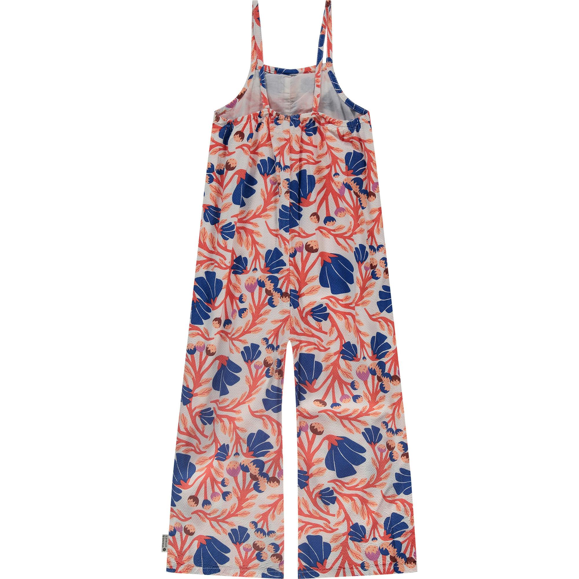 Printed Sleeveless Jumpsuit
