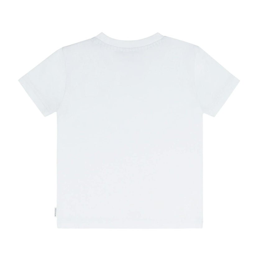 unisex white pocket tee