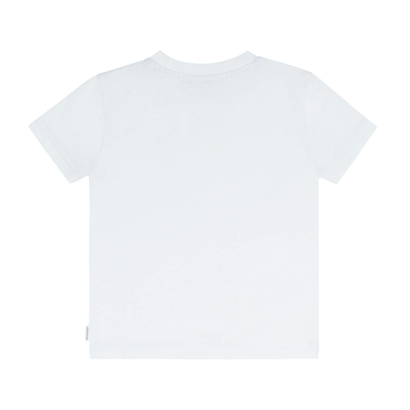 unisex white pocket tee