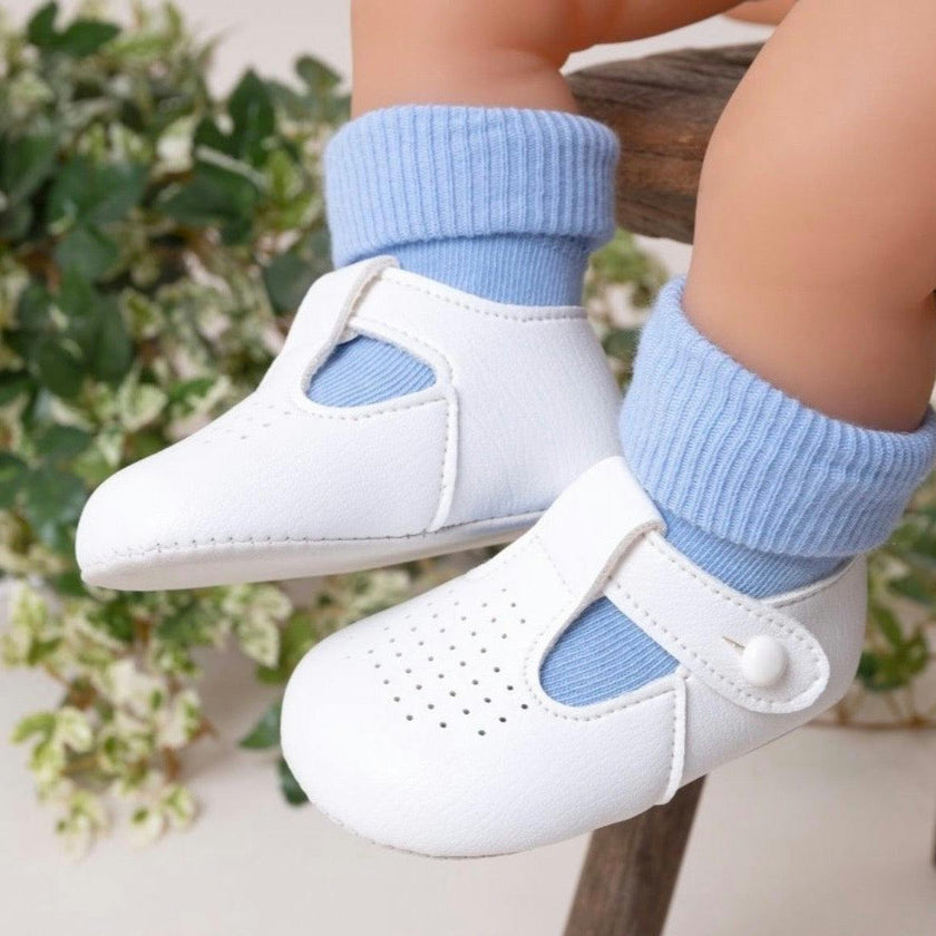 Bailey Pre-Walker Baby Shoes - White
