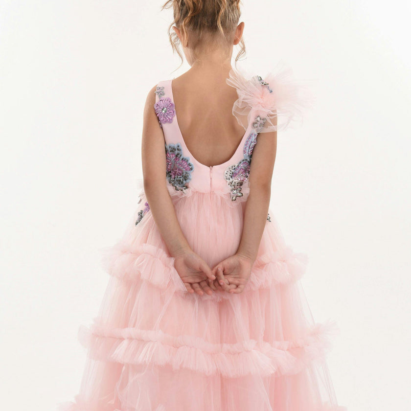 Pink Lilac Floral Dress