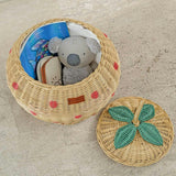Strawberry Wicker Rattan Basket