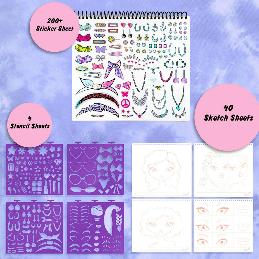 Sketch Portfolio Set: Beauty Guru Makup Artist