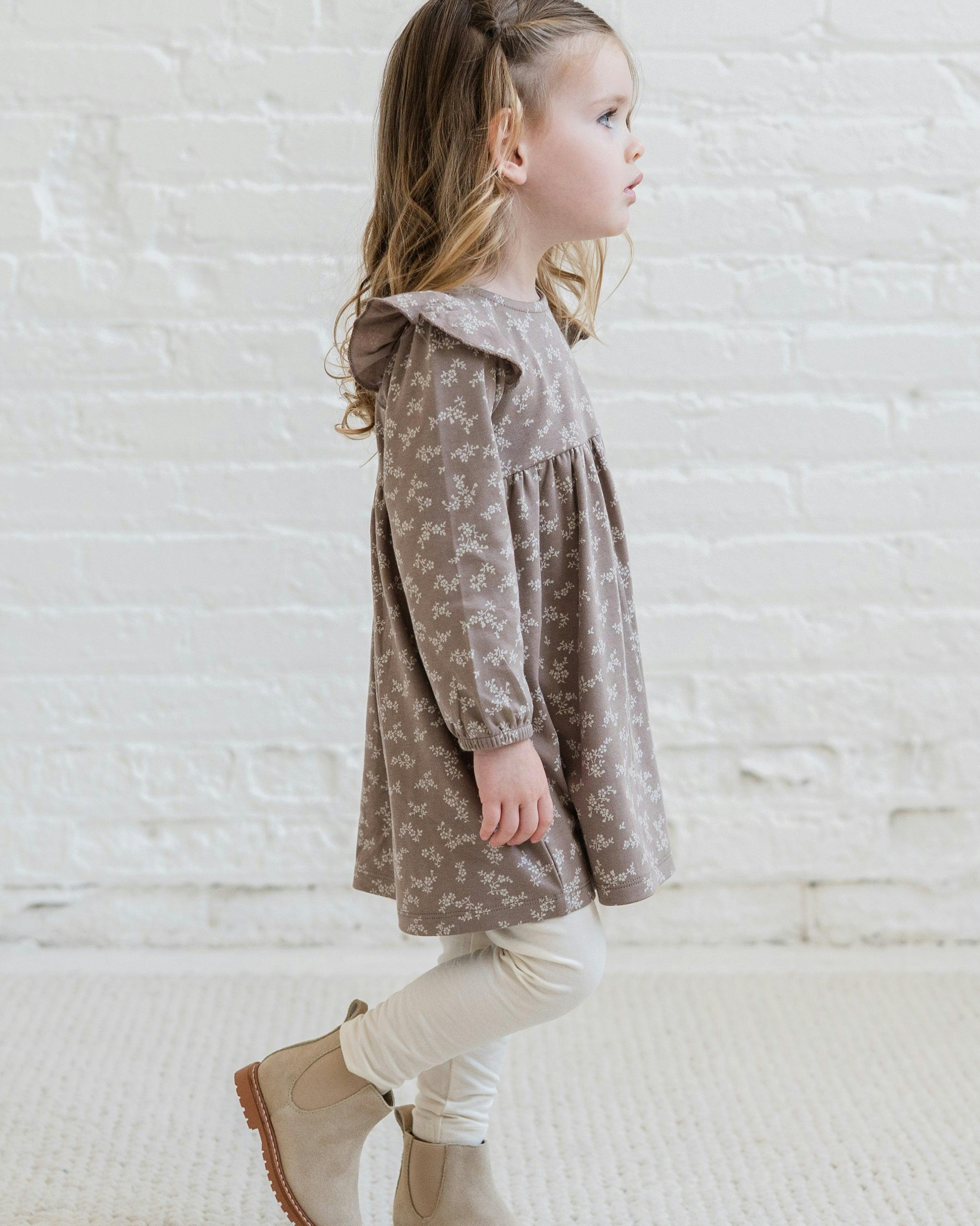 Mika Armhole Ruffle Long Sleeve Dress