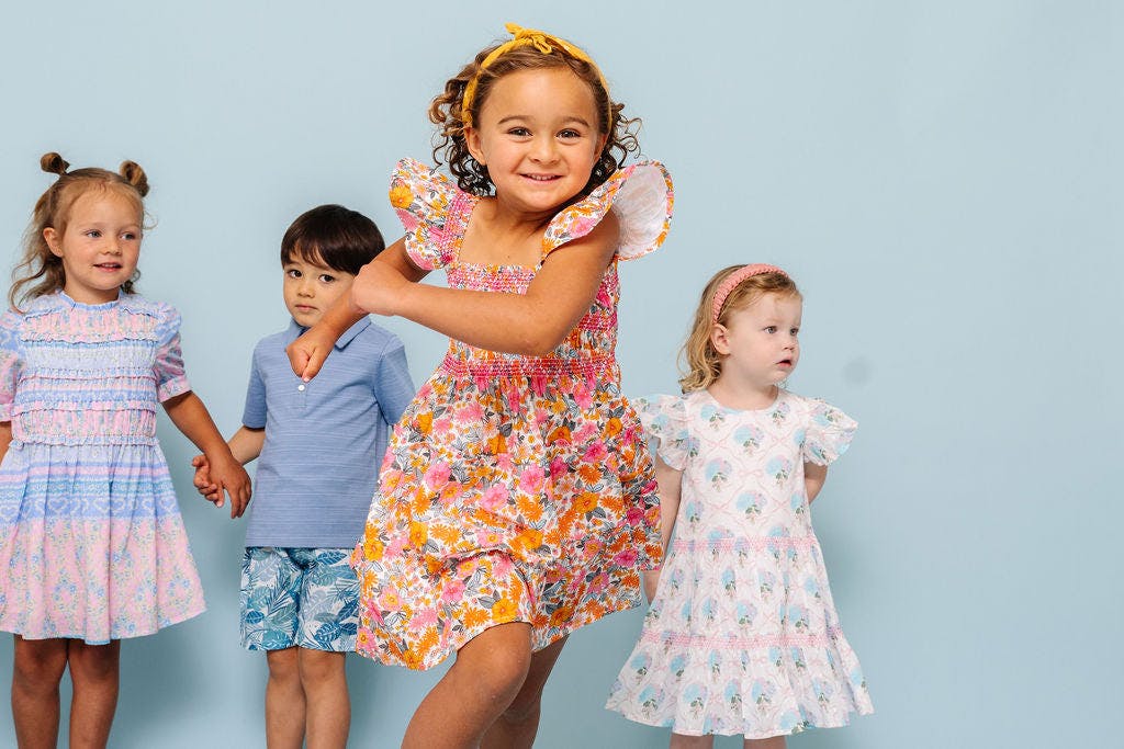 Retro Floral Valentina Dress