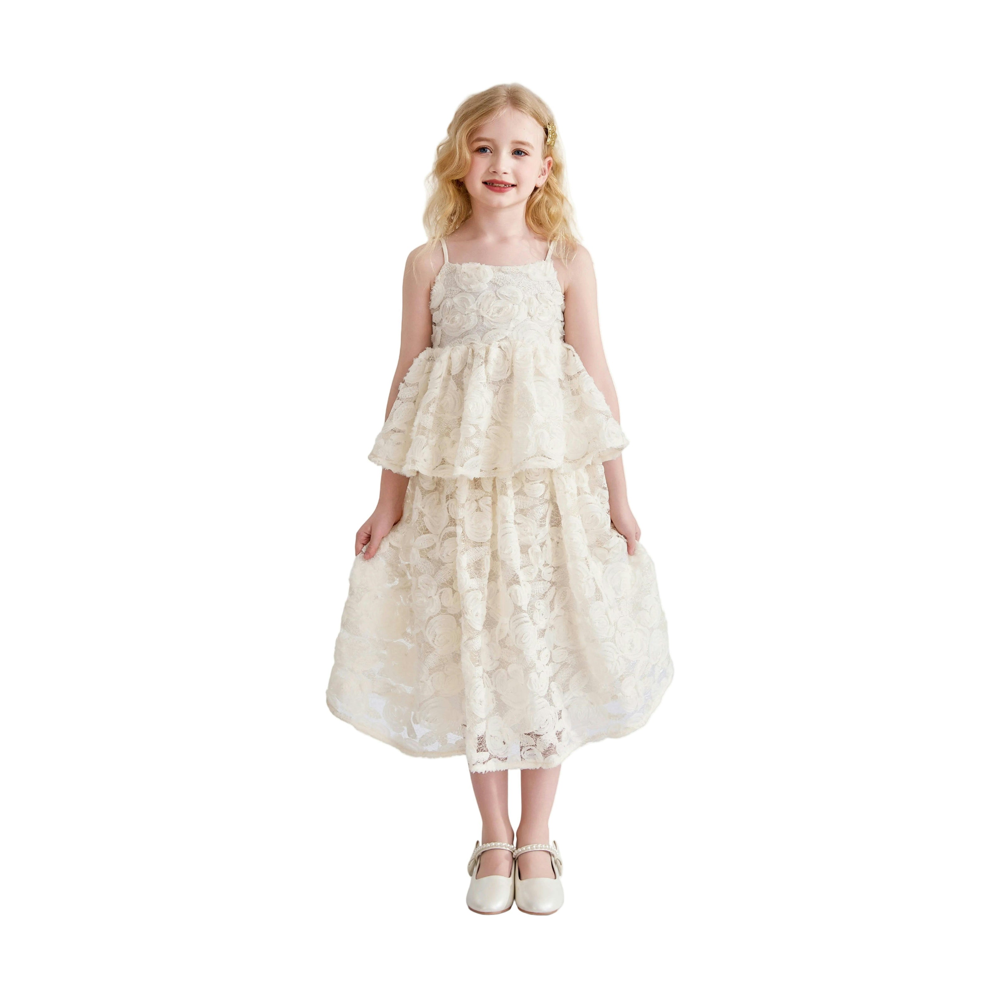 Cream Juliette Lace Skirt Set