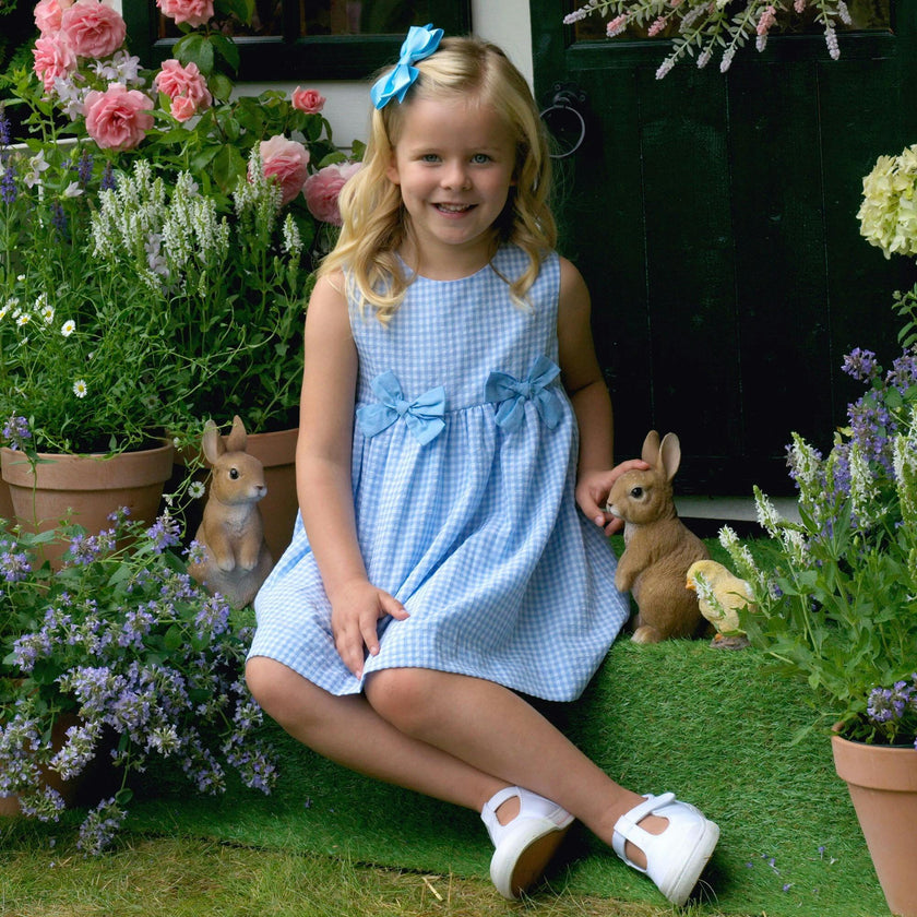 Check Bow Dress