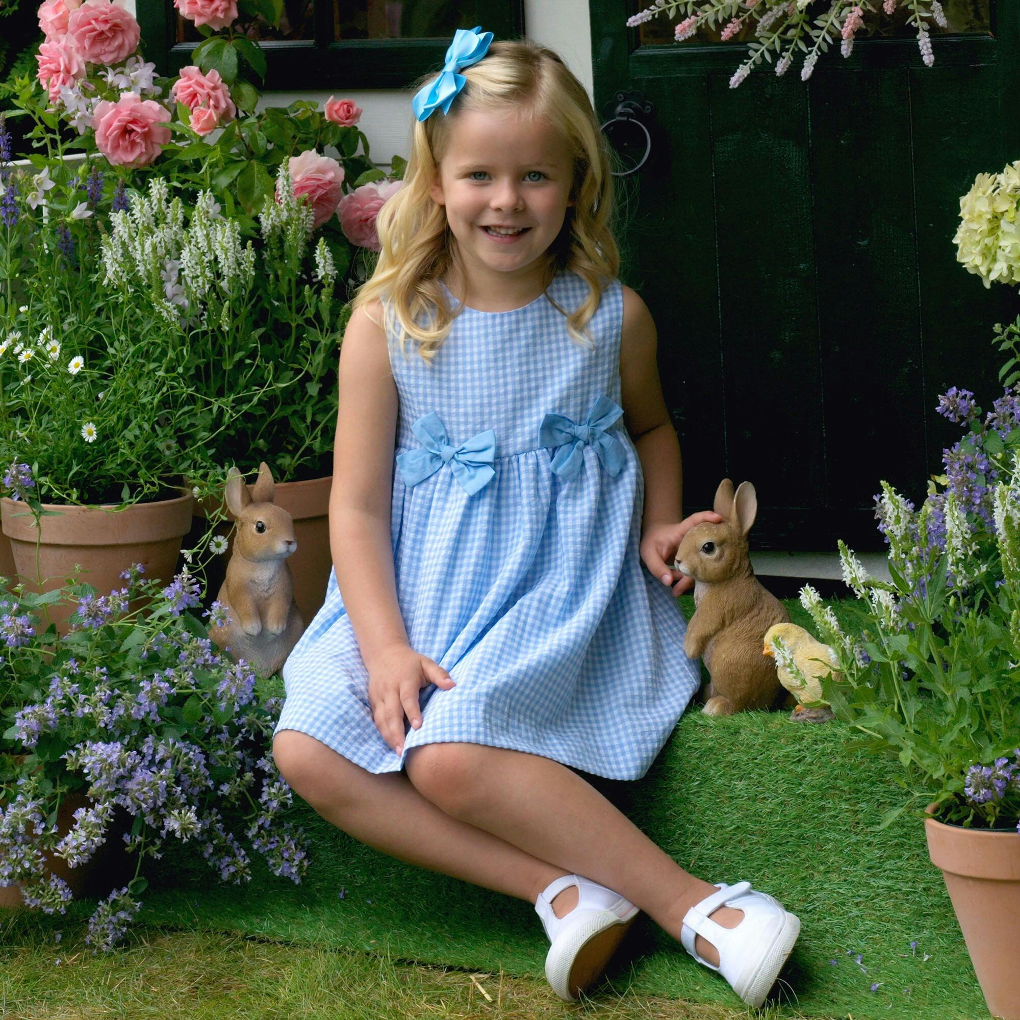 Check Bow Dress