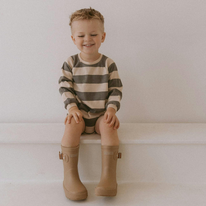 Organic Long Sleeve Bubble Romper