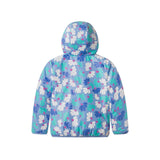 Reversible Color-Changing Puffer Jacket | Blue Floral