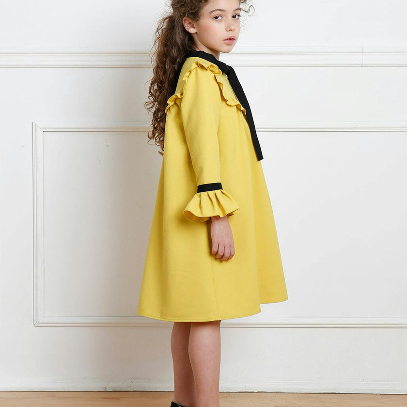 Emma dress (dandelion yellow)