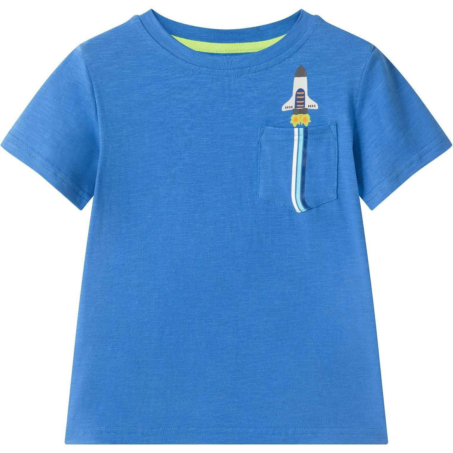 Boys Graphic Pocket Tee | Space Rocket