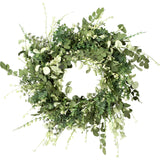 Mixed Eucalyptus, Green Ruscus Greenery All Seasons Wreath