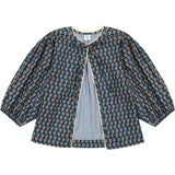 Women's Marisol Boho Floral Print 3-Quarter Sleeve Crop Jacket, Florals