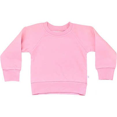 Crewneck Terry Sweatshirt Bubble Gum Pink