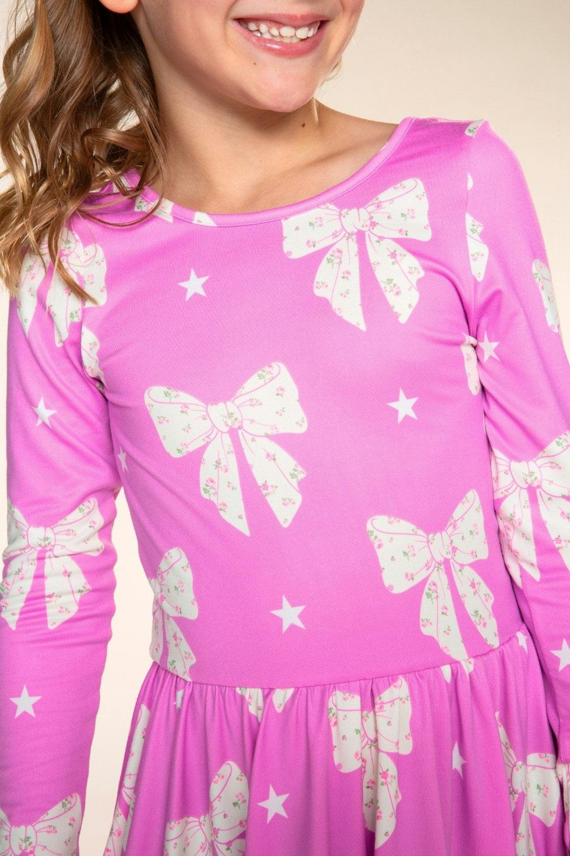 Simply Soft Long Sleeve Scoop Back Be Happy Dress