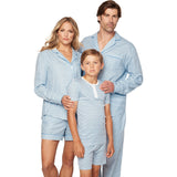 Kid's Pima Snug Fit Pajama Short Set in La Mer