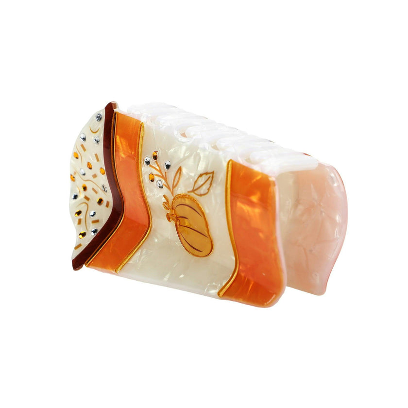 Pumpkin Latte Claw Clip Hair Accessory