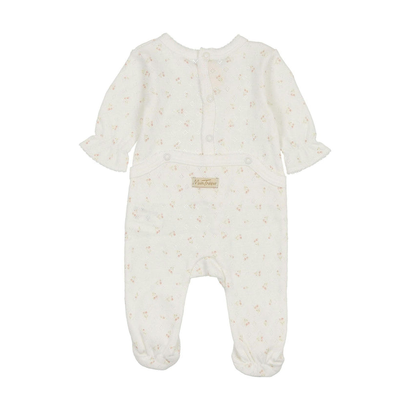 Spray of Cherries Layette Set Ivory