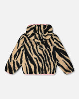 Reversible Mid-Season Sherpa Jacket Khaki