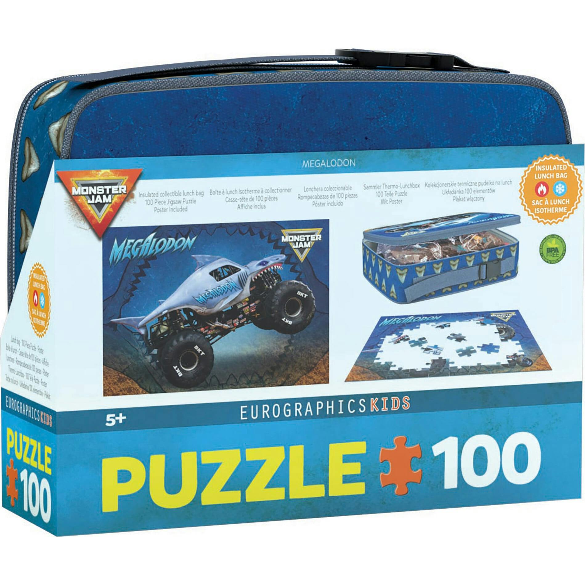 Monster Jam: 100pc Puzzle & Lunch Box - Megalodon