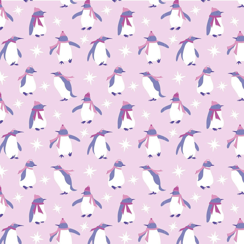Millie Girls' Pant Set Penguin Party Pink