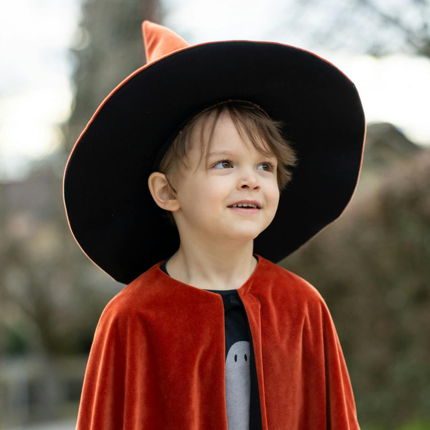 Autumn Embers Wizard Cape and Hat
