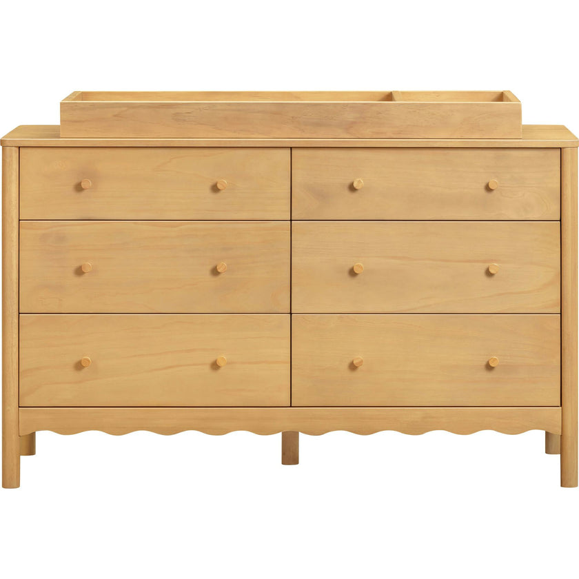 Swell 6-Drawer Assembled Dresser in Honey