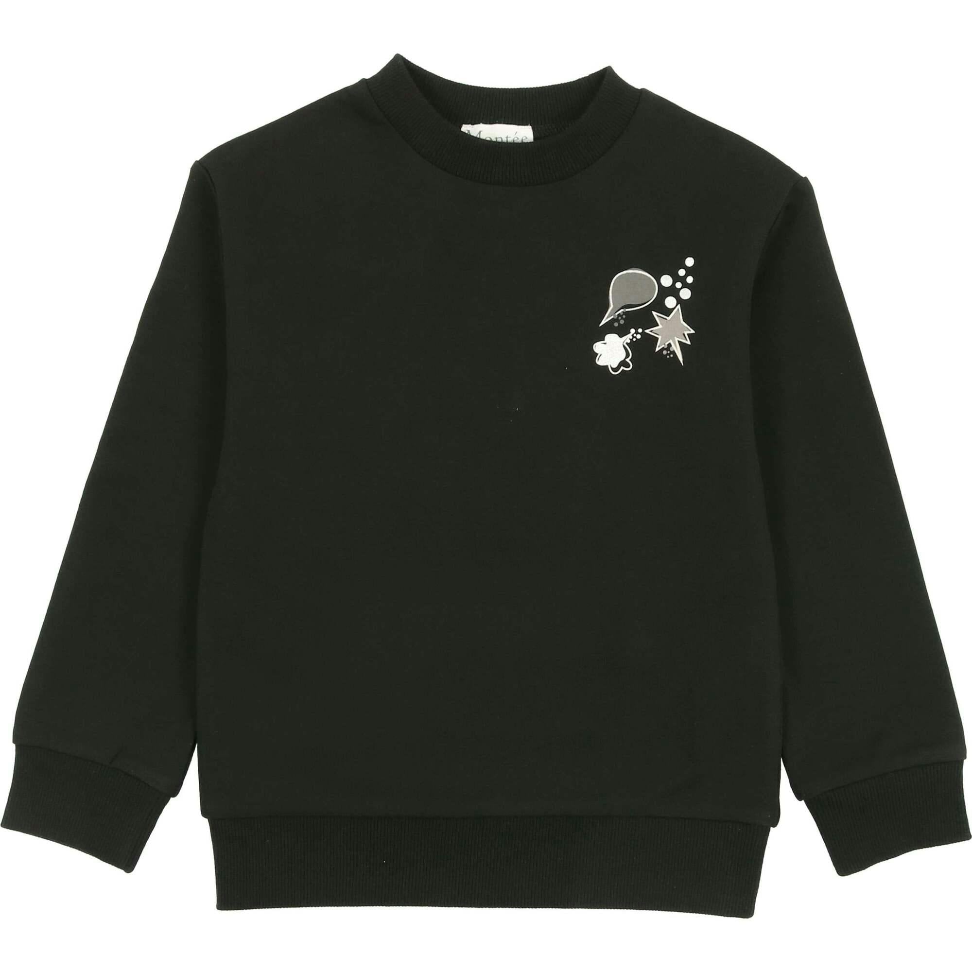 Boys Super Bubble Ribbed Crew Neck Sweater Top