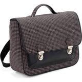 Boston Plaid Adjustable Shoulder Strap Schoolbag