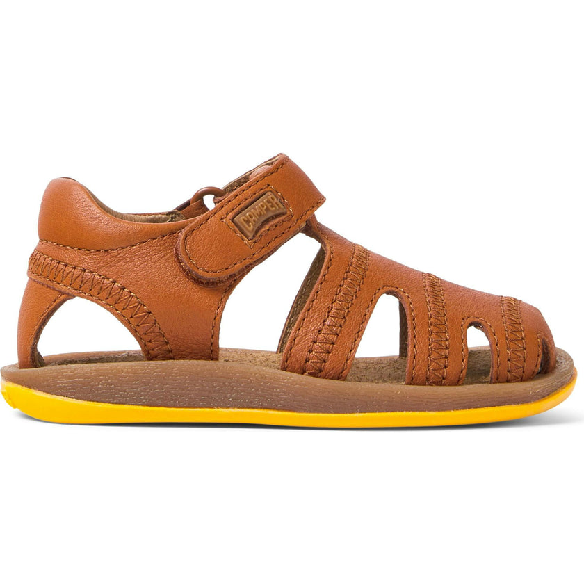 First Walkers Bicho Sandals Hook&Loop, Medium Brown