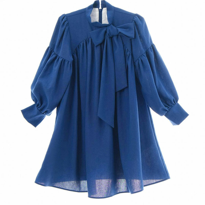 Talia dress (sapphire-blue)