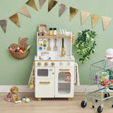 Little Chef Memphis Small Play Kitchen - White/Gold
