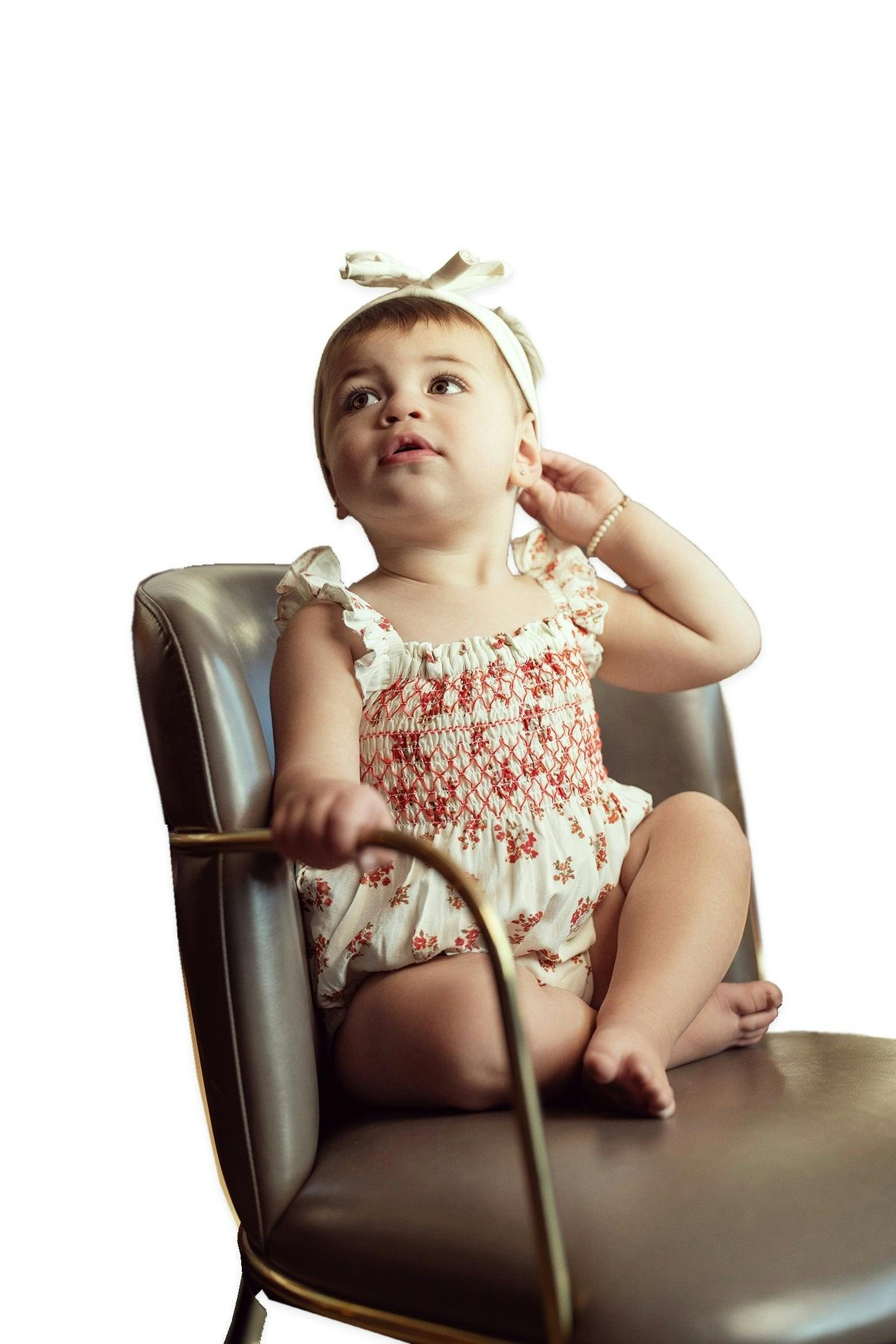 Floral Bubble Romper