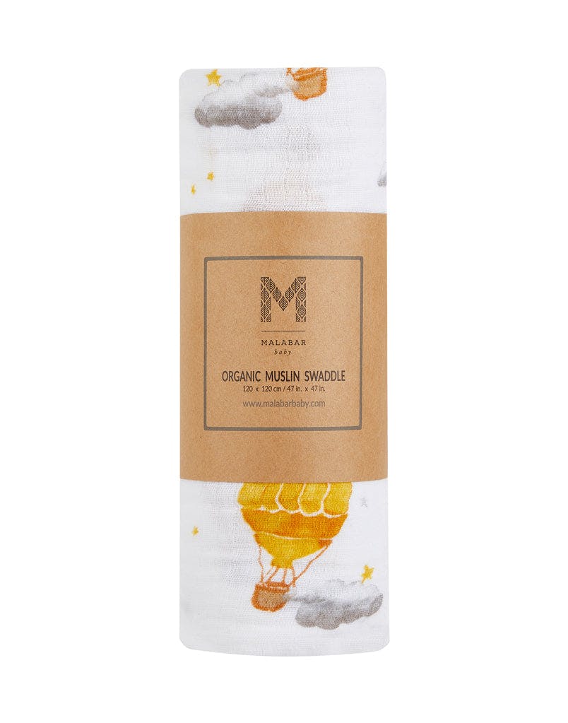 Organic Cotton Muslin Swaddle