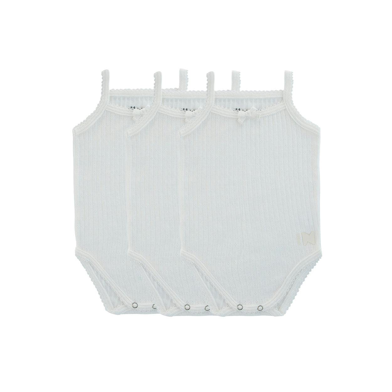 Pointelle Girls Tank Bodysuits