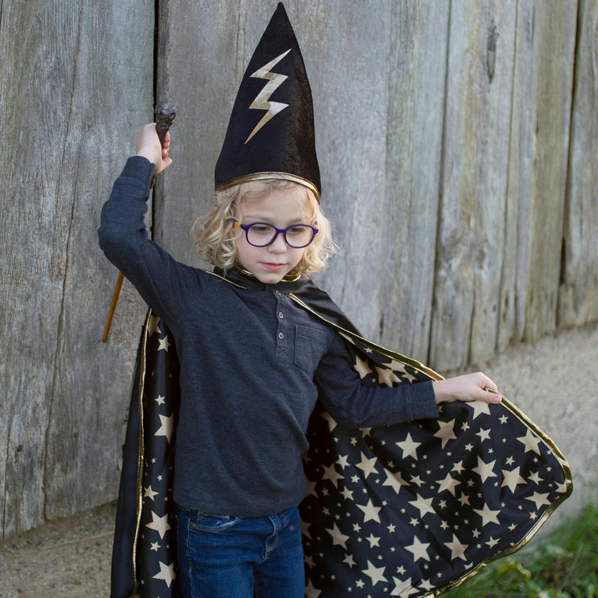 Reversible Wizard Cape & Hat