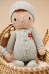 Baby Liam doll light blue 11"